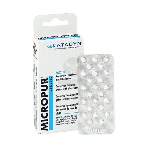 Vízfertőtlenítő tabletta - Katadyn - 25 tabletta