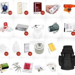 Deluxe túlélőcsomag - 2 személyre