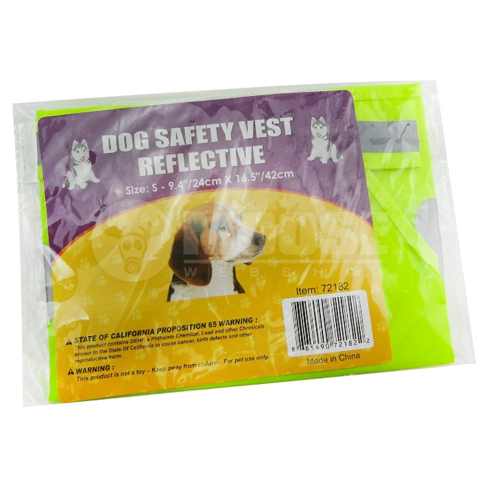Láthatósági mellény kisállatoknak S