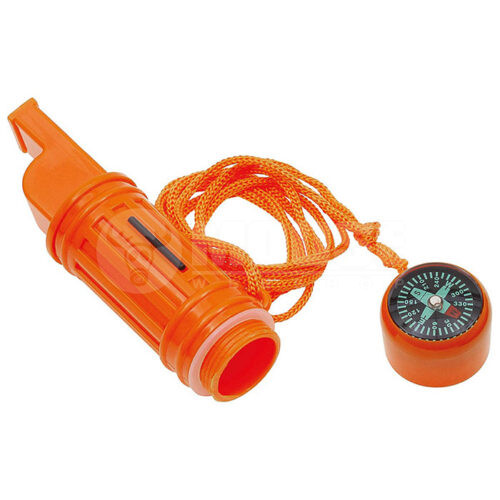 Vészhelyzeti síp 5 funkcióval