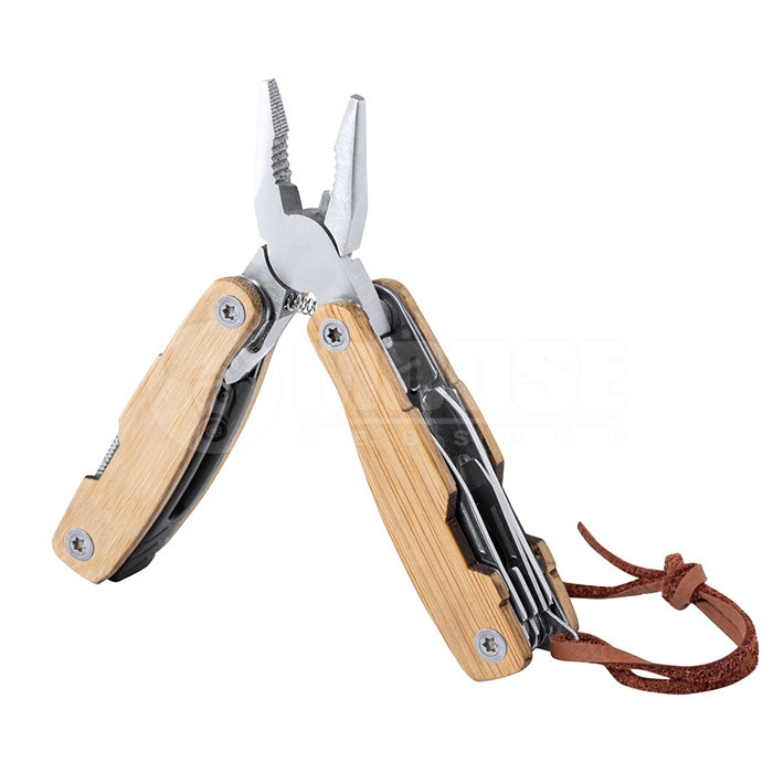 Multitool - több funkciós szerszám bambusz nyéllel