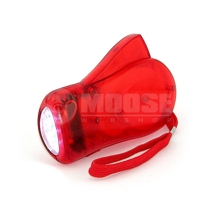 3 LED-es dinamós zseblámpa