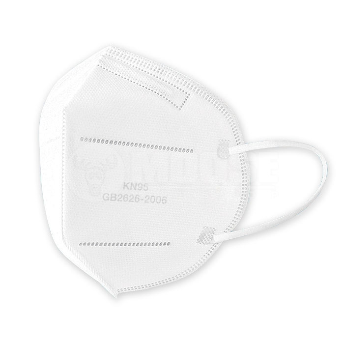 FFP2/KN95 maszk 1 FFP2/KN95 maszk - Pormaszk, félálarc FFP2 szelep nélküli kivitel - EN 149:2001 + A1 20009 CE, GB2626-2006 megfelelőségi tanúsítvánnyal