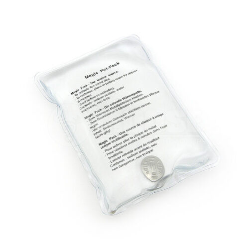 Újrafelhasználható melegítő tasak